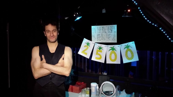 Photo Flash: Dan Mendeloff Celebrates 2,500th Show as Stage Right Props Person at CABARET! Image