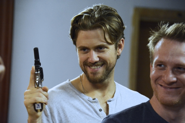 Photo Coverage: ASSASSINS In Rehearsal, Starring Tveit, Parker, McShane and Tate! Image