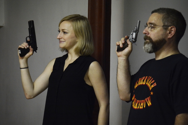 Photo Coverage: ASSASSINS In Rehearsal, Starring Tveit, Parker, McShane and Tate! Image