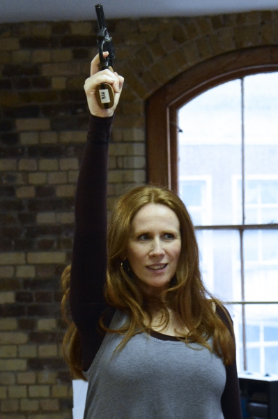 Photo Coverage: ASSASSINS In Rehearsal, Starring Tveit, Parker, McShane and Tate! Image