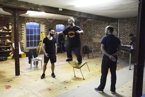Photo Coverage: ASSASSINS In Rehearsal, Starring Tveit, Parker, McShane and Tate! Image