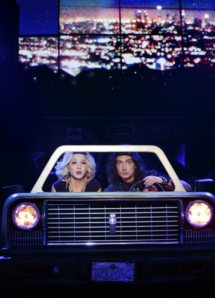 Photo Flash: First Look at Chester See, Frankie Grande & Lauren Zakrin in Broadway's ROCK OF AGES Image