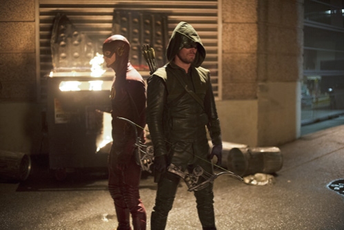 Photo Flash: First Look at THE FLASH & ARROW's Crossover Episode Image