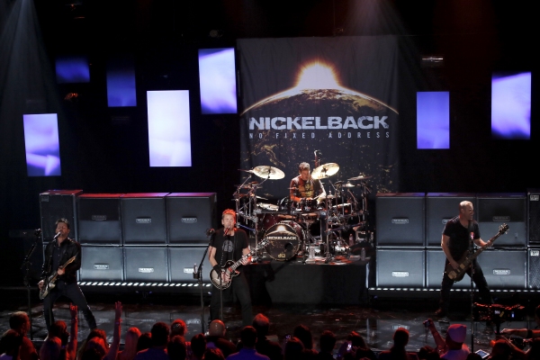 Photo Flash: Nickelback Performs Hits From New Album at iHeartRadio in LA Image