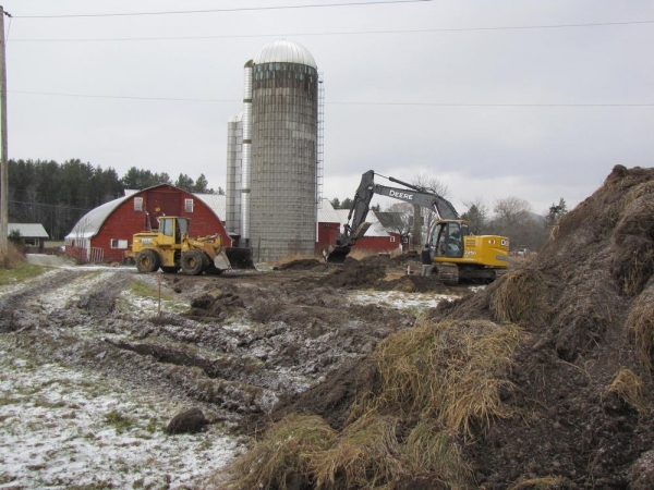 Photo Flash: The Latest Dirt from Weston Playhouse - Construction Begins at Walker Farmstead Image