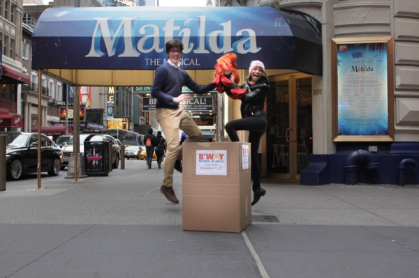 Photo Flash: MATILDA Stars Help Launch Coat Drive with Broadway Kids Care  Image