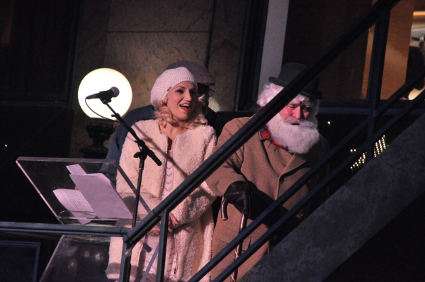 Photo Coverage: James Earl Jones, Annaleigh Ashford, and More Perform at Macy's 2014 Windows Unveiling Image