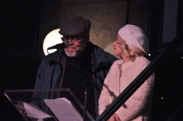 Photo Coverage: James Earl Jones, Annaleigh Ashford, and More Perform at Macy's 2014 Windows Unveiling Image