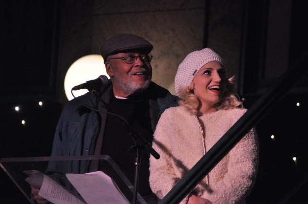 Photo Coverage: James Earl Jones, Annaleigh Ashford, and More Perform at Macy's 2014 Windows Unveiling Image
