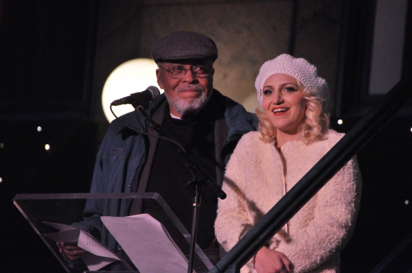 Photo Coverage: James Earl Jones, Annaleigh Ashford, and More Perform at Macy's 2014 Windows Unveiling Image