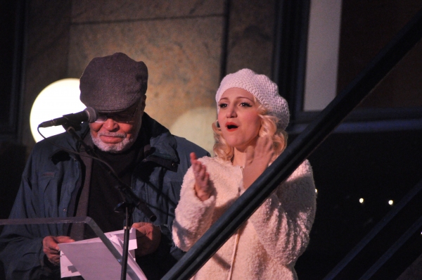 Photo Coverage: James Earl Jones, Annaleigh Ashford, and More Perform at Macy's 2014 Windows Unveiling Image