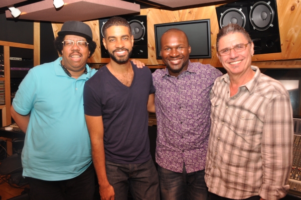 Exclusive Photo Coverage: In the Recording Studio with MOTOWN Cast for Carols for a Cure!  Image