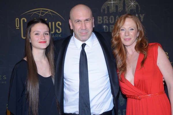 Jeremy Schonfeld with daughter Alexandra and wife Sarah-Jane Photo