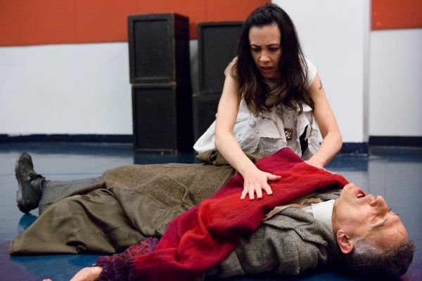 Photo Flash: In Rehearsal with David Greenspan and Jane Cortney for ON THE OTHER SIDE OF THE RIVER Image
