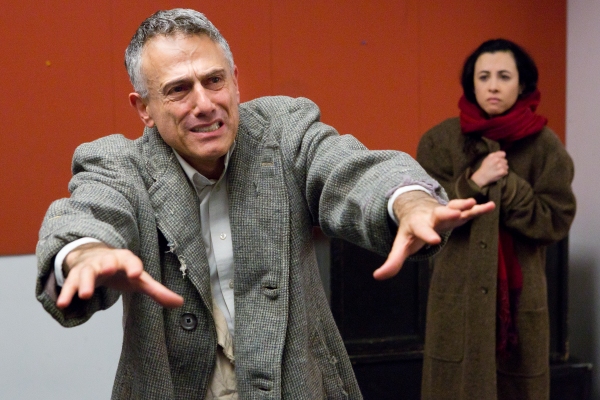 Photo Flash: In Rehearsal with David Greenspan and Jane Cortney for ON THE OTHER SIDE OF THE RIVER Image