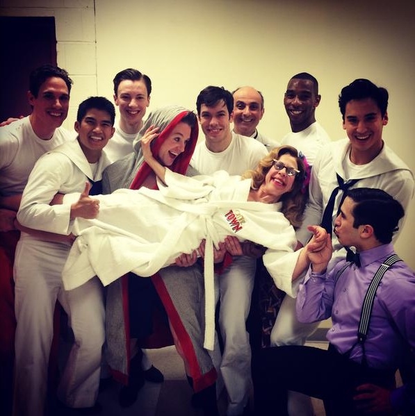 Photo Flash: Saturday Intermission Pics, 11/29 - Part 2 - Happy Birthday to ON THE TOWN's Jackie Hoffman and More! Image