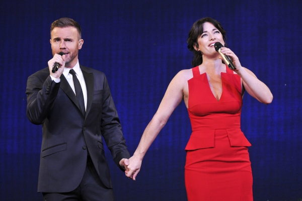 Gary Barlow and Laura Michelle Kelly at 