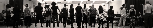 Photo Flash: Lin-Manuel Miranda's HAMILTON Channels A CHORUS LINE in Rehearsals Image