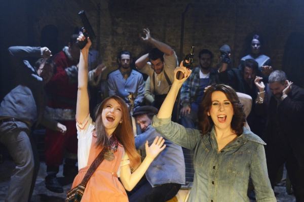 Photo Flash: First Look at Aaron Tveit, Catherine Tate and More in ASSASSINS, Opening Tonight at Menier Chocolate Factory Image