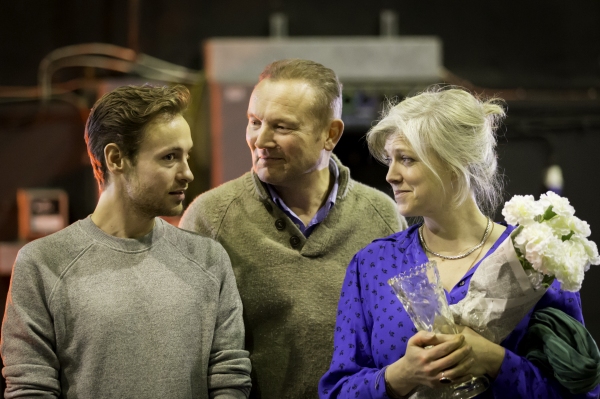 Jack Hardwick (Peter), Blair Plant (Schepansky) and Caroline Harker (Mother) Photo