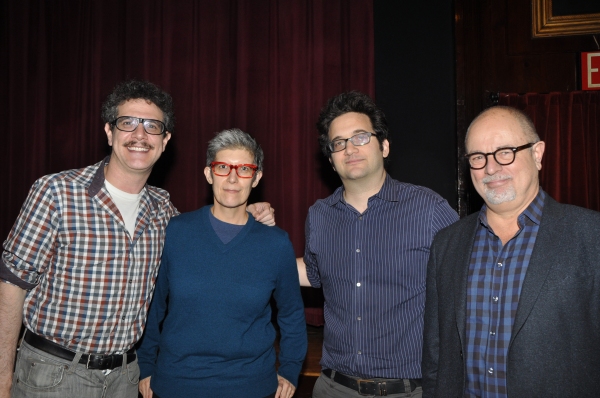 Adam Feldman. Elisabeth Vincentelli, Jason Zinoman and Frank Rizzo Photo