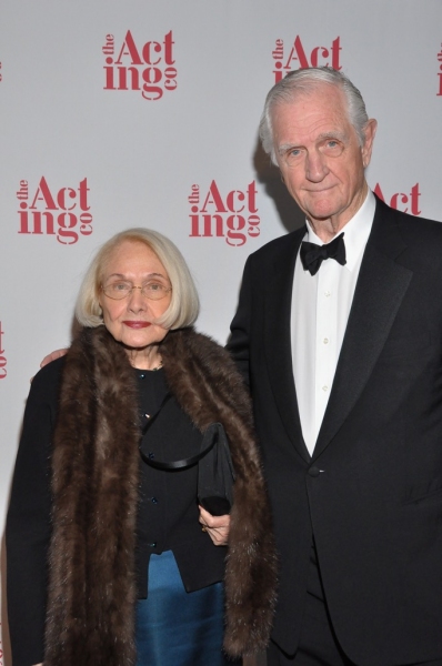 Laura Pels and Edgar Lansbury at The Acting CompanyÃ¢â‚¬â„¢s 2014 Gala Photo
