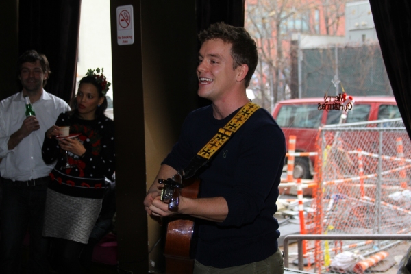 Photo Flash: BDF Students Perform at Thomas Roberts' MSNBC Holiday Party! Image