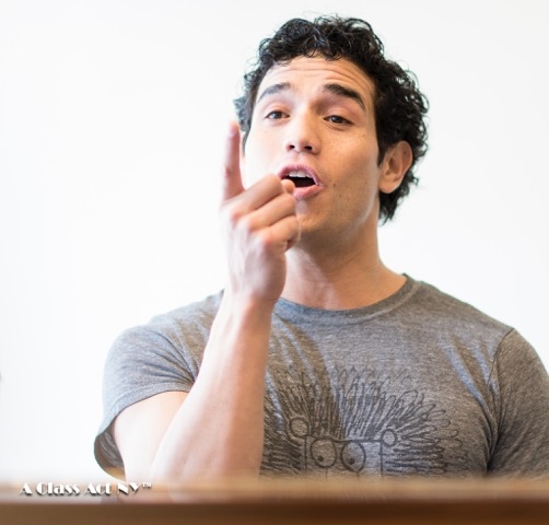 Photo Flash: Adam Jacobs Teaches Musical Theatre Workshop at A Class Act NY Image