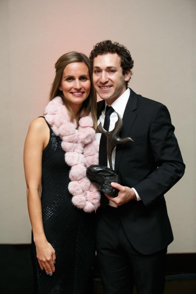 Ethan Austin, 2014 Spirit of Concern Award Honoree, and his wife, Brittany Photo