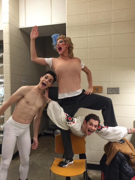Photo Flash: Saturday Intermission Pics - Dec. 6, Part 2 - DIRTY ROTTEN SCOUNDRELS Parodies CATS, & More Image