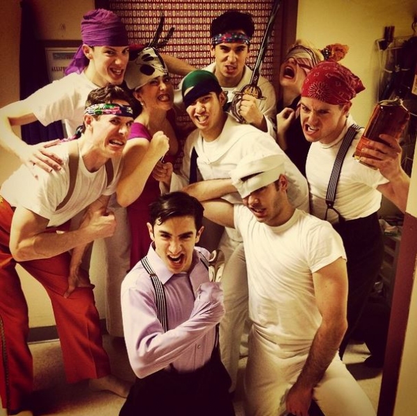 Photo Flash: Saturday Intermission Pics - Dec. 6, Part 2 - DIRTY ROTTEN SCOUNDRELS Parodies CATS, & More Image