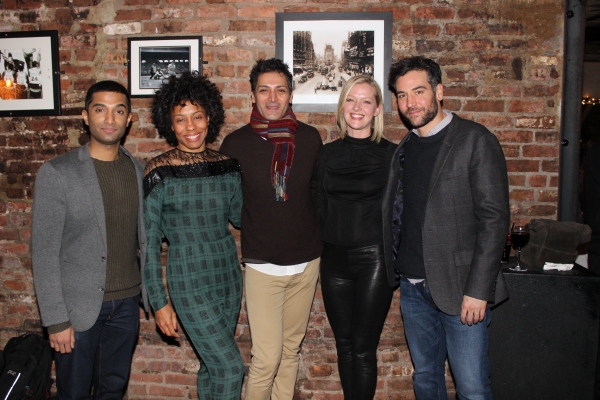 Photo Coverage: Justin Kirk and Cast of THE INVISIBLE HAND Celebrate Opening Night Image