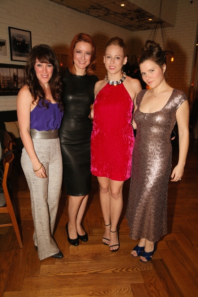 Cast members Samantha Soule, Jelena Stupljanin, Sarah Shaefer and Playwright Charlott Photo