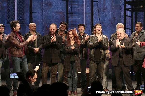 Sting with Aaron Lazar, Rachel Tucker, Michael Esper, Fred Applegate and the cast Photo