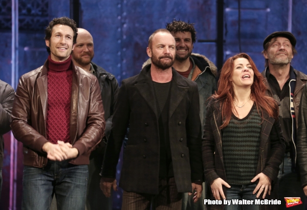 Sting with Aaron Lazar, Rachel Tucker and the cast at 