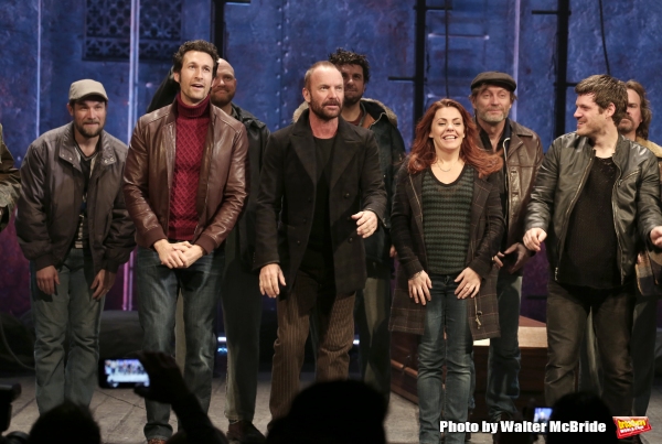 Sting with Aaron Lazar, Rachel Tucker, Michael Esper and the cast  Photo