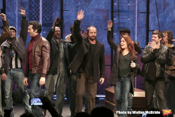 Sting with Aaron Lazar, Rachel Tucker, Michael Esper and the cast Photo