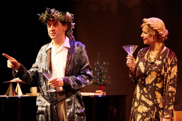 Photo Coverage: Van Randwyck and Wakefield In NOEL COWARD'S CHRISTMAS SPIRITS Image