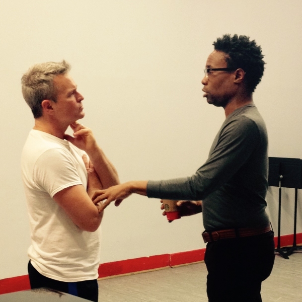 Photo Flash: In Rehearsal for HAM: SLICES OF LIFE with Sam Harris and Billy Porter Image