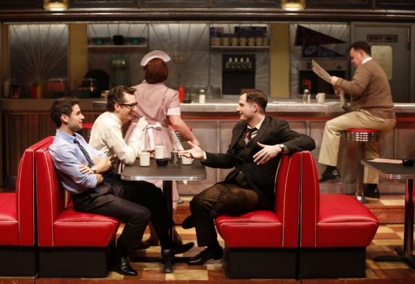 Photo Flash: First Look at Josh Grisetti, Matthew James Thomas, Adam Kantor and the Cast of Sheryl Crow's DINER at Signature Theatre! Image