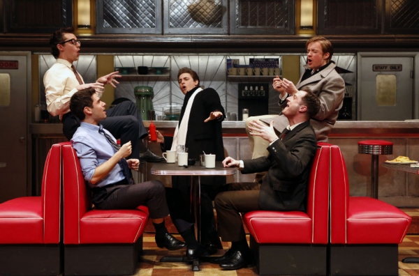 Photo Flash: First Look at Josh Grisetti, Matthew James Thomas, Adam Kantor and the Cast of Sheryl Crow's DINER at Signature Theatre! Image