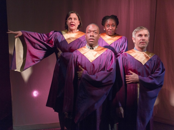 Kate Benson, Nana Mensah, David Barlow, and Ronald Alexander Peet in â€�"Iâ€™ Photo