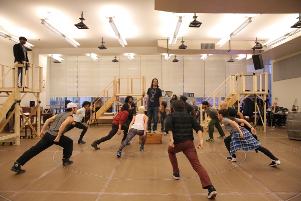 Photo Flash: Go Inside Rehearsals for Public Theater's HAMILTON with Lin-Manuel Miranda & More; Full Cast Announced! Image
