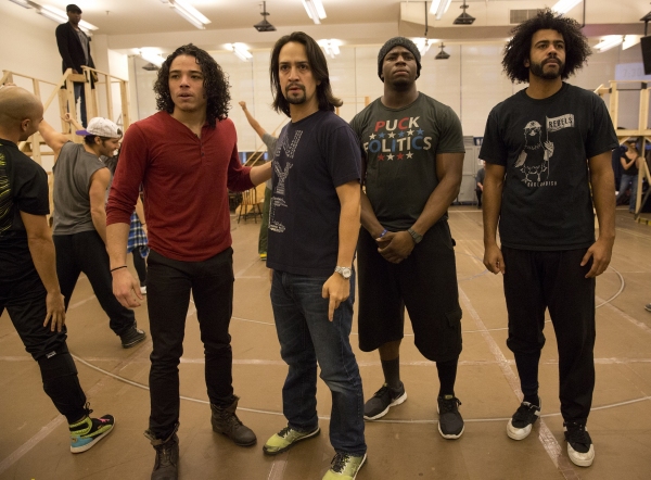 Photo Flash: Go Inside Rehearsals for Public Theater's HAMILTON with Lin-Manuel Miranda & More; Full Cast Announced! Image