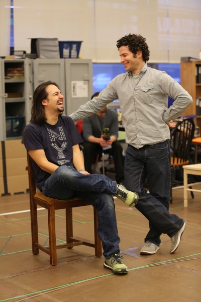 Photo Flash: Go Inside Rehearsals for Public Theater's HAMILTON with Lin-Manuel Miranda & More; Full Cast Announced! Image