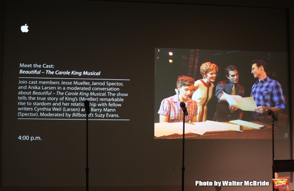 Photo Coverage: Jessie Mueller, Jarrod Spector & Anika Larsen Talk BEAUTIFUL at Apple Store Soho Image