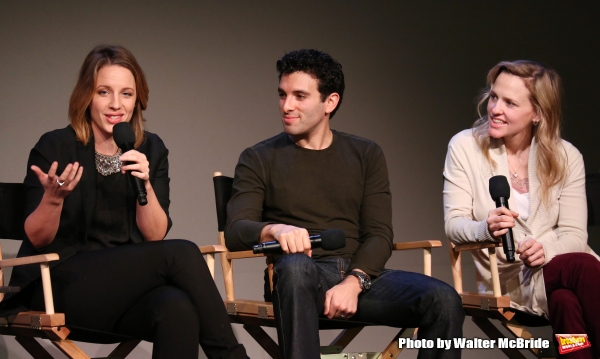Photo Coverage: Jessie Mueller, Jarrod Spector & Anika Larsen Talk BEAUTIFUL at Apple Store Soho Image