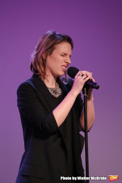Photo Coverage: BEAUTIFUL's Jessie Mueller, Jarrod Spector & Anika Larsen Perform at Apple Store Soho  Image