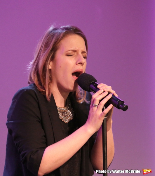 Photo Coverage: BEAUTIFUL's Jessie Mueller, Jarrod Spector & Anika Larsen Perform at Apple Store Soho  Image