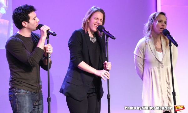 Photo Coverage: BEAUTIFUL's Jessie Mueller, Jarrod Spector & Anika Larsen Perform at Apple Store Soho Photo Coverage: BEAUTIFUL's Jessie Mueller, Jarrod Spector & Anika Larsen Perform at Apple Store Soho Image
